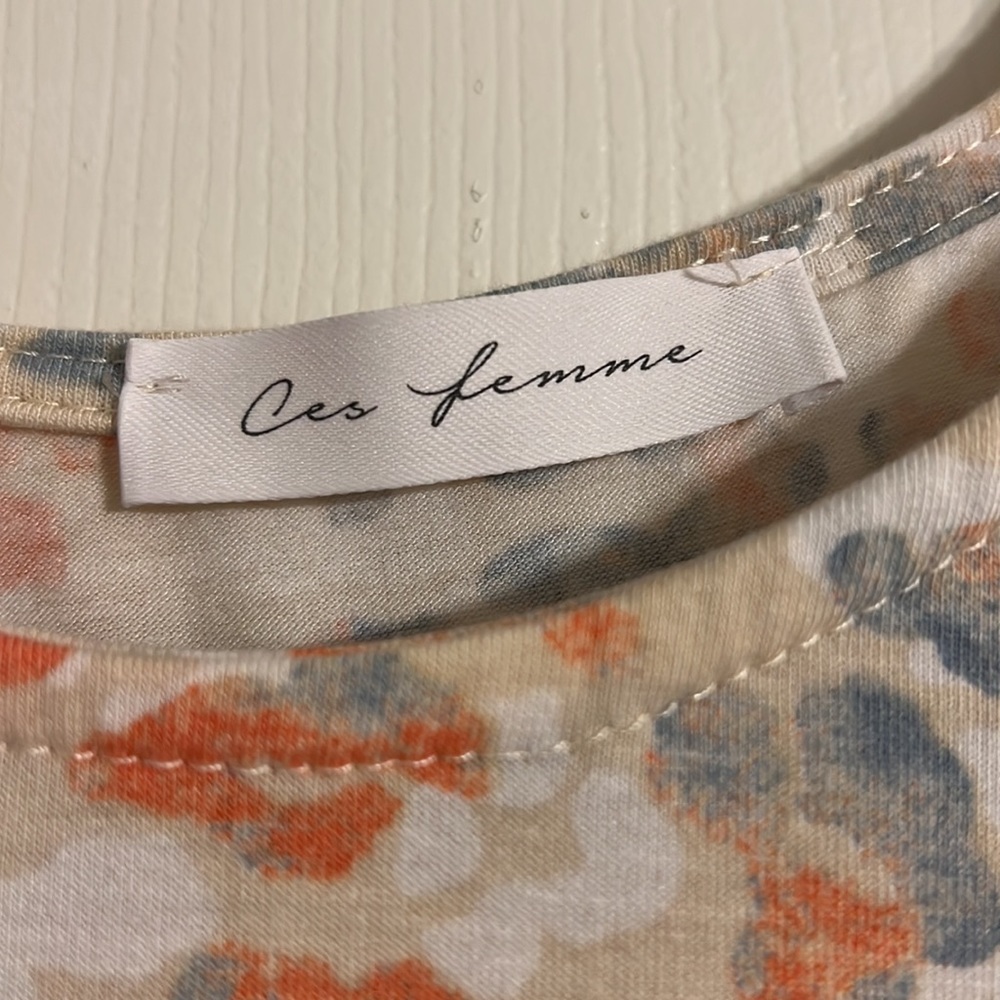 Ces Femme Multi-Pattern Top - Picture 3 of 3